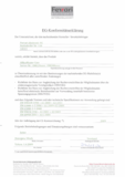 EG Konformitätserklärung (CE)