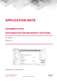 Application Note: Office365 Connectoren und Moderne Authentifikation