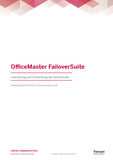 Datenblatt: OfficeMaster FailoverSuite