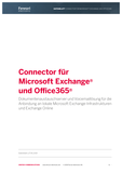 Datenblatt: Connector für Microsoft Exchange und Office 365