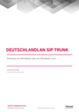 Anbindung an den DeutschlandLAN SIP-Trunk