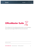 Datasheet: OfficeMaster Suite 7DX