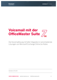 Datenblatt: Voicemail mit der OfficeMaster Suite 7DX